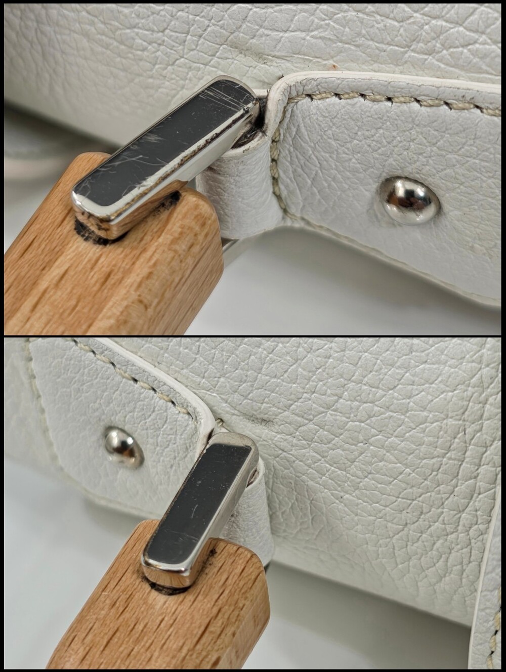 Goyard Saigon Mini Souple White Top Handle Crossbody Bag Full Set - Picture 8 of 16
